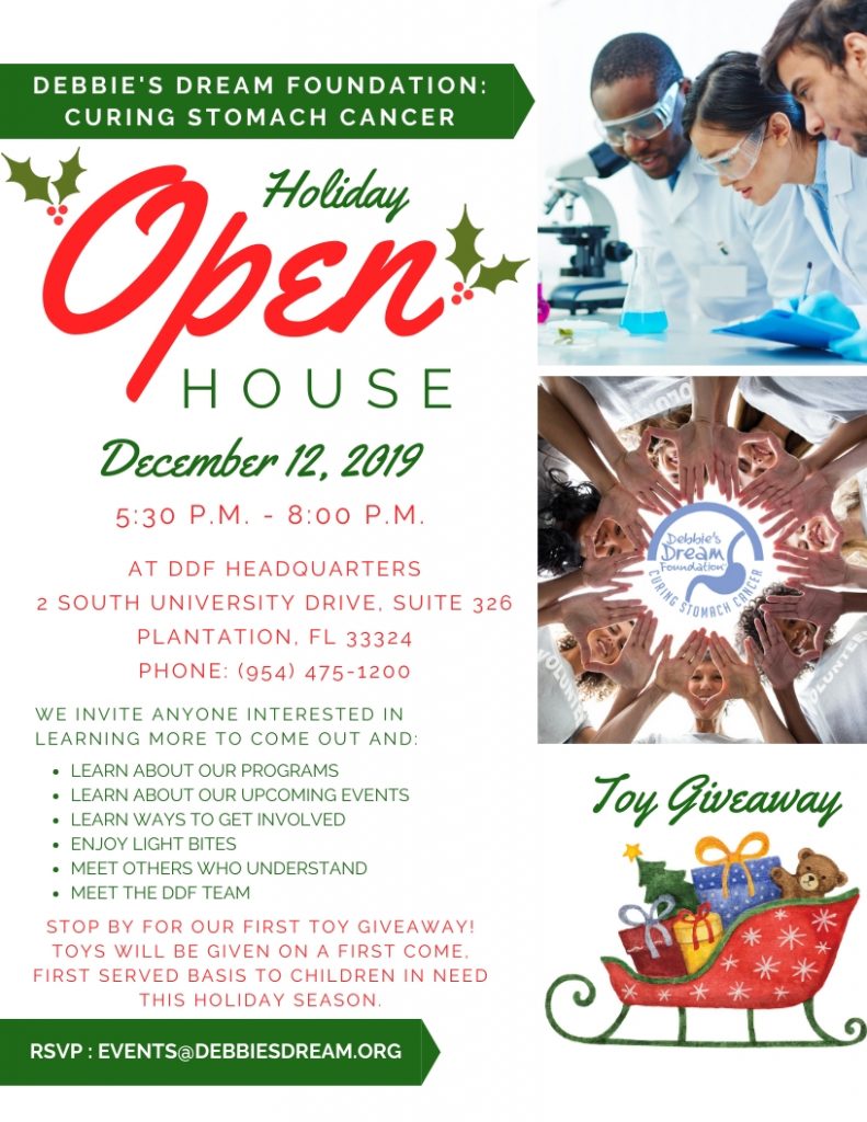 DDF Holiday Open House Flyer - December 2019