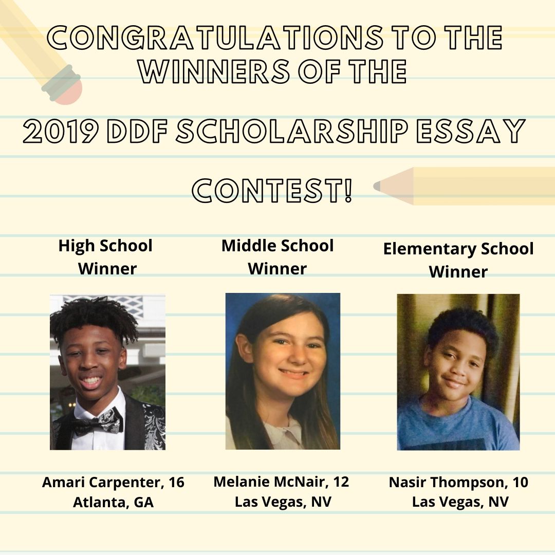 2019 DDF Scholarship Winners (2) 2019 DDF Scholarship Winners (2)
