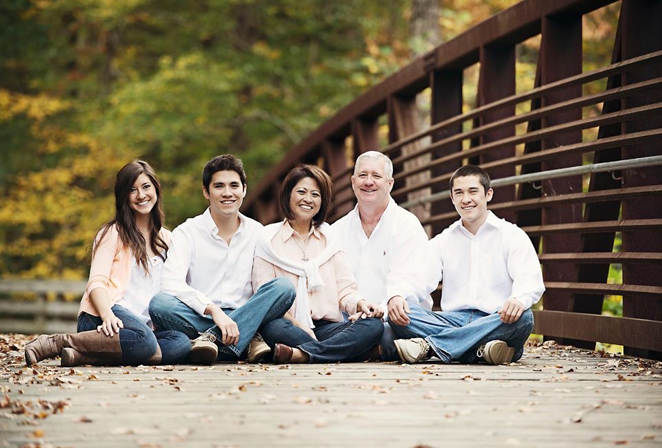 The Reid Family: Chloe, Justin, Susan, Keith, and Robert Reid