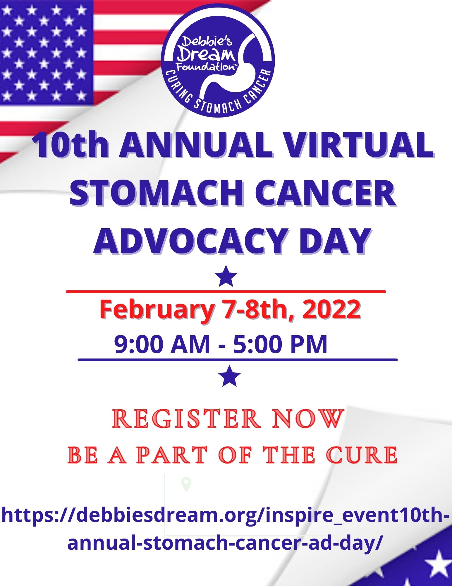 10th Annual Stomach Cancer Advocacy Day - Debbie's Dream Foundation