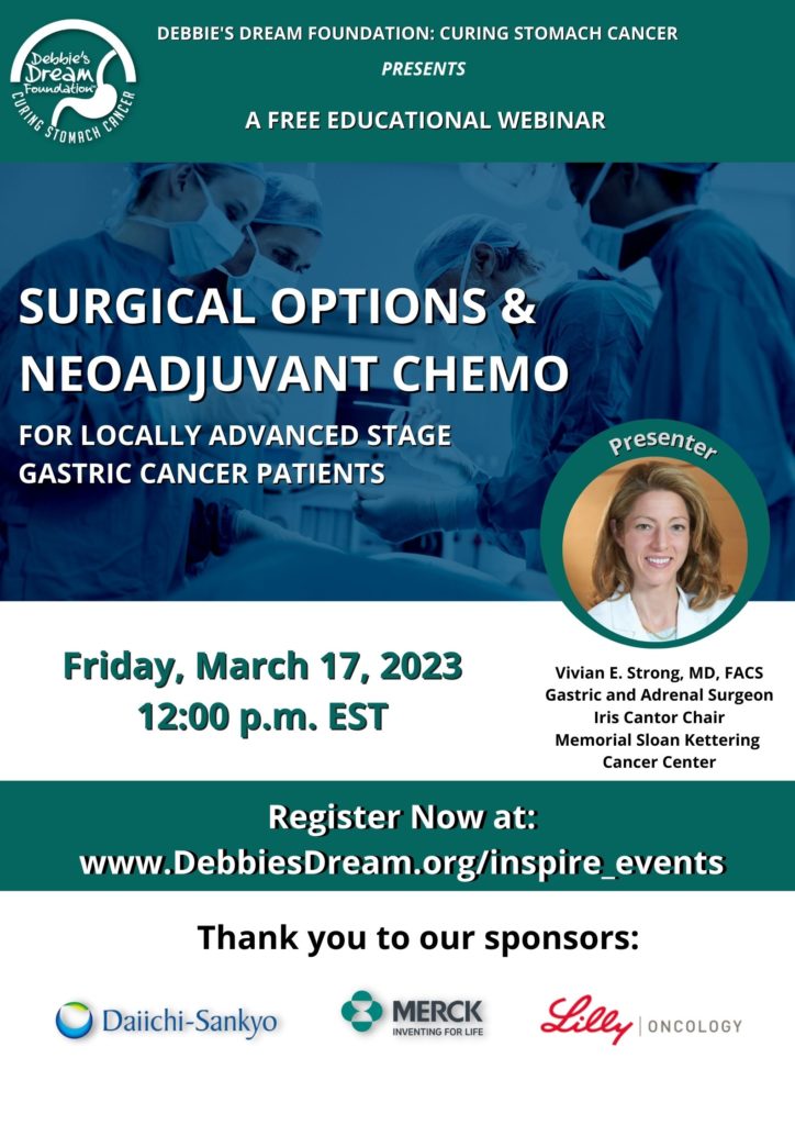 2023.01.16 - Surgical Options and Neoadjuvant Chemo for Locally Advanced Stage Gastric Cancer Webinar - Final