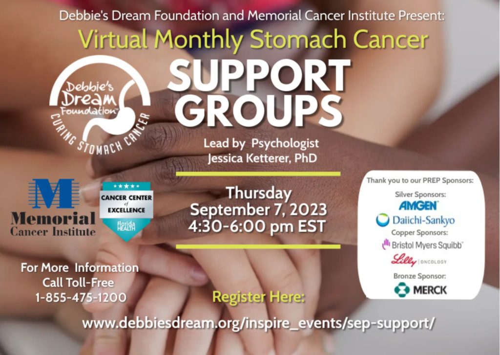 Monthly Support Groups for Stomach Cancer