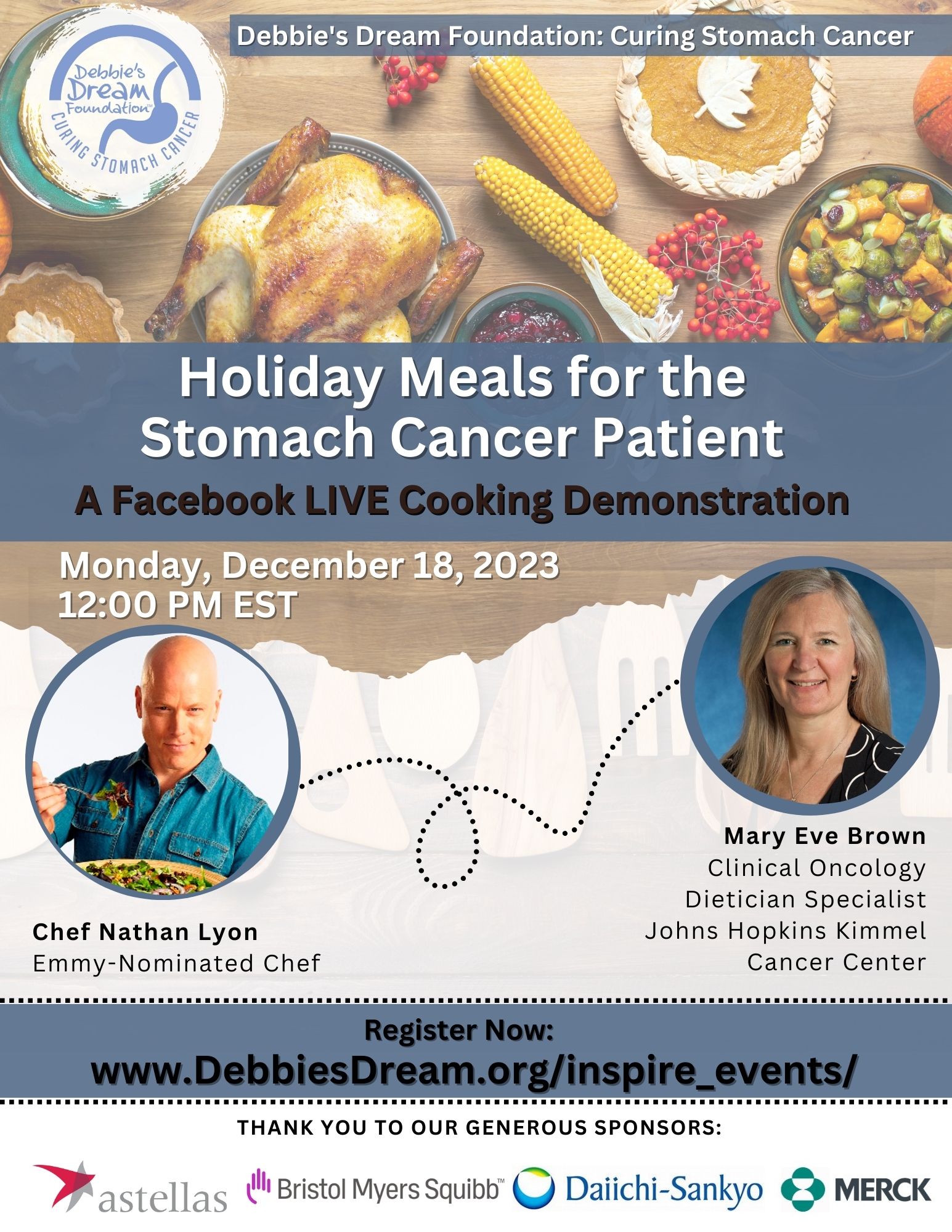 Holiday Meals For The Stomach Cancer Patient - Debbie's Dream Foundation