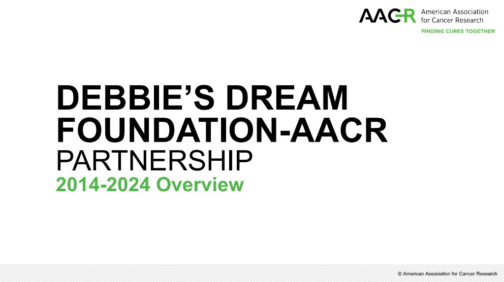 AACR DDF Impact Report 2024